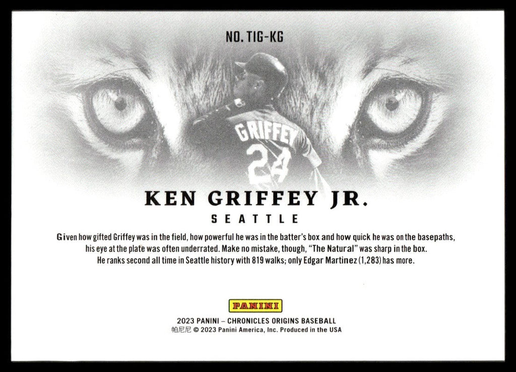 2023 Chronicles Origins #TIG-KG Ken Griffey Jr. Tiger Eyes SSP