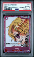 2023 Premium Collection Film Red (Foil) English Alt. Art Parallel Foil Sanji #ST01-004 PSA 10