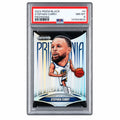 2024 Panini Prizm Black Prizmania Stephen Curry #4 PSA 8 – front