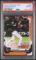 2026 Topps Now World Baseball Classic Orange Foil Shohei Ohtani #WB4 /25 PSA 10 – front