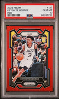 2023 Panini Prizm Red Prizm Keyonte George #127 /299 PSA 10