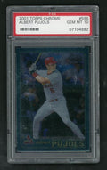2001 Topps Chrome Albert Pujols #596 PSA 10 – front