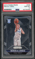 2015 Panini Prizm Nikola Jokic #335 PSA 10 – front