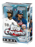 Topps 2021 Chrome Baseball Blaster Box - product photo
