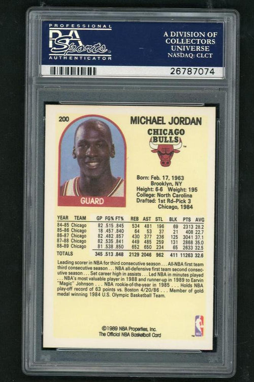 1989 Hoops Michael Jordan #200 PSA 10