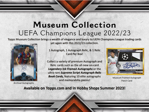 2022-23 Topps UEFA Champions League Museum Collection Soccer Box