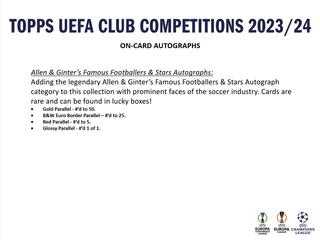 2023-24 Topps UEFA Club Competitions Soccer Hobby 12 Box Case