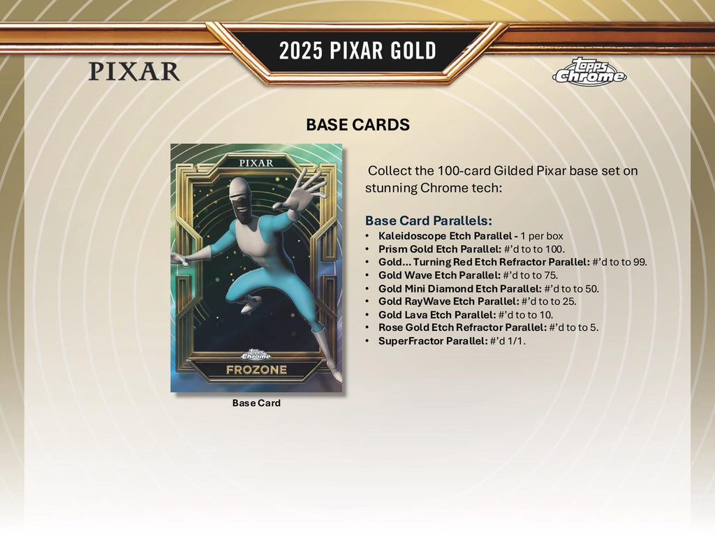 2025 Topps Pixar Gold Hobby Box